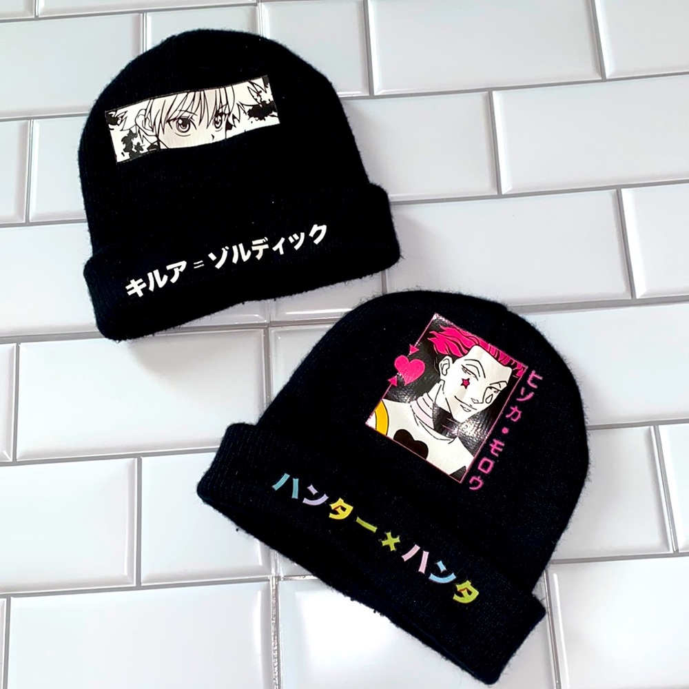 HUNTER x HUNTER My Hero- Hisoka & Killua 2 Beanies